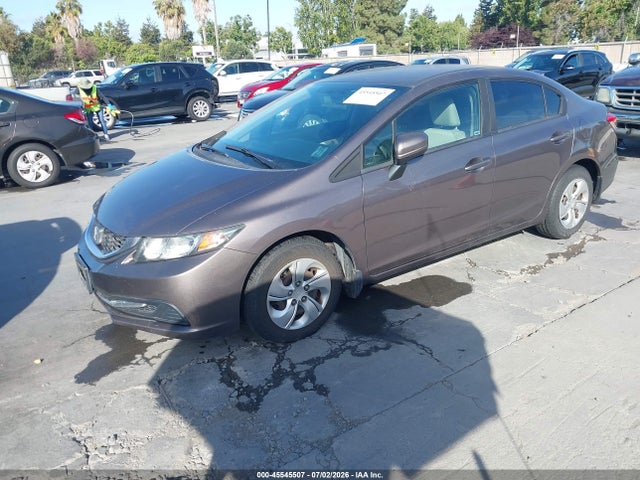 45545507 :رقم المزاد ، 19XFB2F51EE218661 vin ، 2014 Honda Civic Lx مزاد بيع