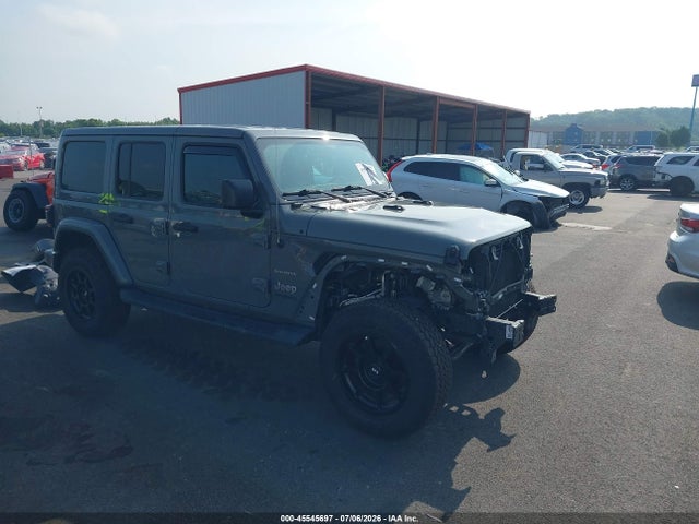 2020 Jeep Wrangler Unlimited Sahara 4x4 მანქანა იყიდება აუქციონზე, vin: 1C4HJXEMXLW335594, აუქციონის ნომერი: 45545697