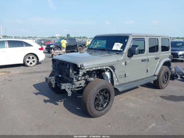 45545697 :رقم المزاد ، 1C4HJXEMXLW335594 vin ، 2020 Jeep Wrangler Unlimited Sahara 4x4 مزاد بيع