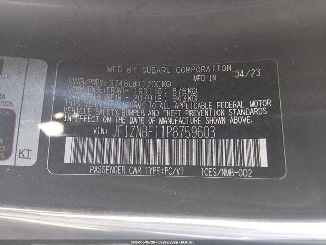 Toyota Gr86 Premium 2023 JF1ZNBF11P8759603 Image 9
