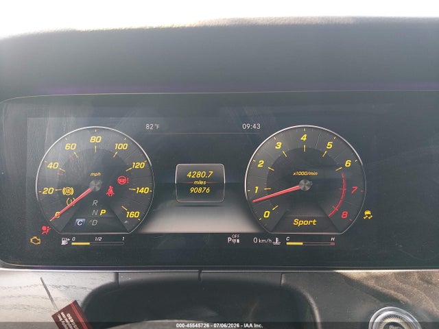 2018 Mercedes-benz E 400 4matic მანქანა იყიდება აუქციონზე, vin: WDD1J6GB7JF020777, აუქციონის ნომერი: 45545726