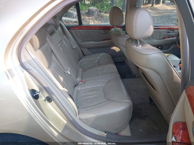 Aukcja sprzedaży 2002 Lexus Ls 430, vin: JTHBN30F020079252, numer aukcji: 45545752