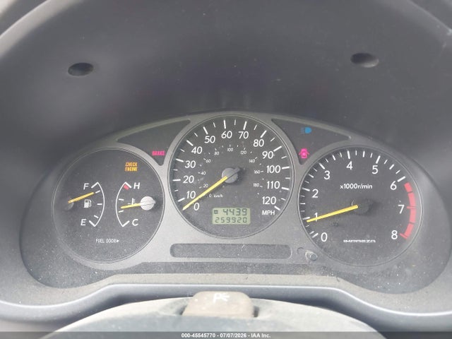 Aukcja sprzedaży 2002 Subaru Impreza 2.5ts, vin: JF1GG65512G806432, numer aukcji: 45545770