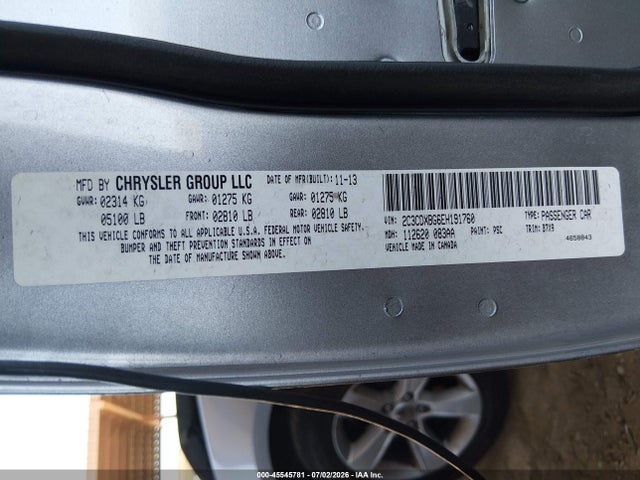Dodge Charger Se 2014 2C3CDXBG6EH191760 Image 9