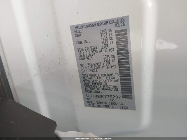 Nissan Rogue Rock Creek 2026 5N1BT3BB0TC775297 Image 9
