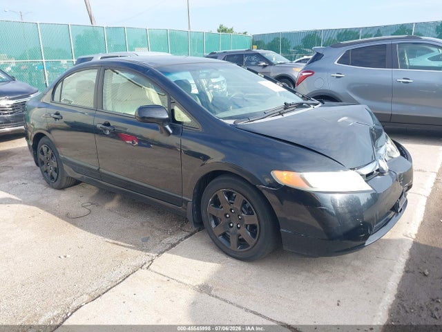 2006 Honda Civic Lx მანქანა იყიდება აუქციონზე, vin: 1HGFA16586L129967, აუქციონის ნომერი: 45545998