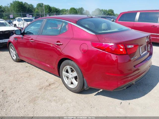2015 Kia Optima Lx მანქანა იყიდება აუქციონზე, vin: 5XXGM4A75FG473180, აუქციონის ნომერი: 45546046
