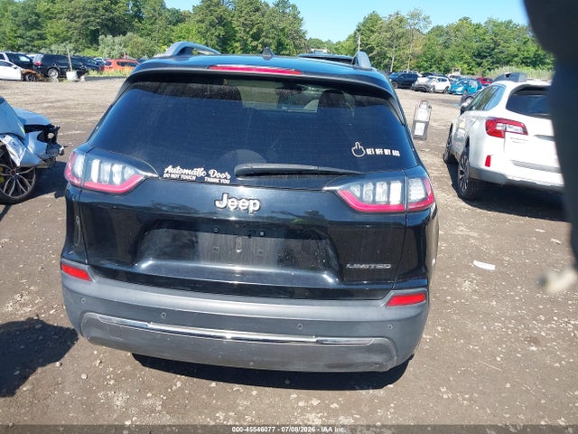 2019 Jeep Cherokee Limited Fwd მანქანა იყიდება აუქციონზე, vin: 1C4PJLDB2KD433968, აუქციონის ნომერი: 45546077