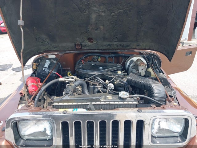 1987 Jeep Wrangler Laredo მანქანა იყიდება აუქციონზე, vin: 2BCCE8149HB508901, აუქციონის ნომერი: 45546115