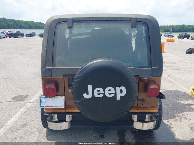1987 Jeep Wrangler Laredo მანქანა იყიდება აუქციონზე, vin: 2BCCE8149HB508901, აუქციონის ნომერი: 45546115
