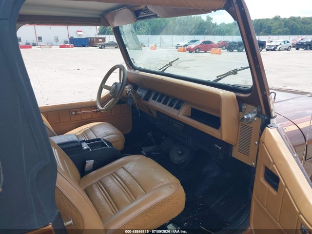 1987 Jeep Wrangler Laredo მანქანა იყიდება აუქციონზე, vin: 2BCCE8149HB508901, აუქციონის ნომერი: 45546115