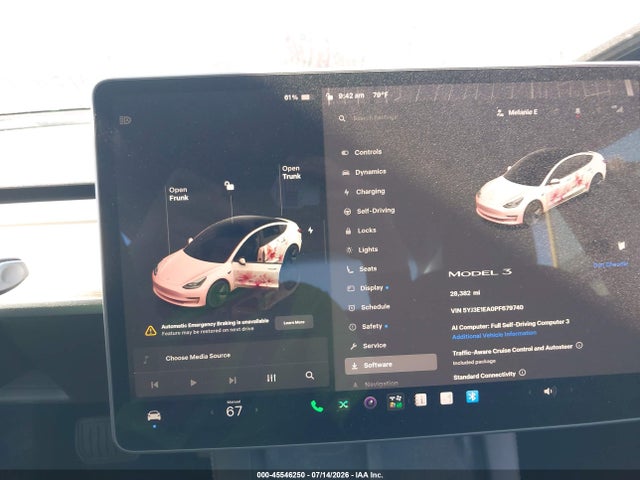 Tesla Model 3 Rear-wheel Drive 2023 5YJ3E1EA0PF679740 Image 15