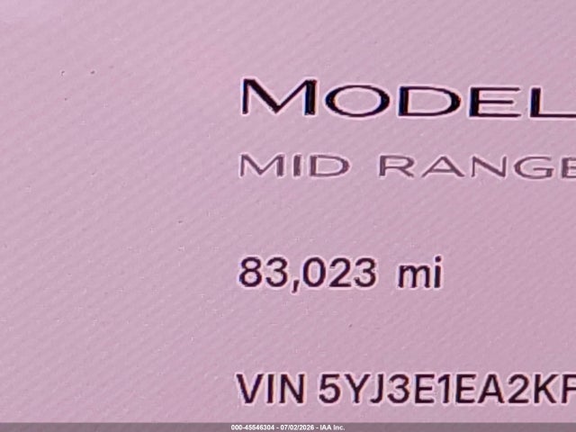 Tesla Model 3 Long Range/mid Range/standard Range/standard Range Plus 2019 5YJ3E1EA2KF192936 Image 14