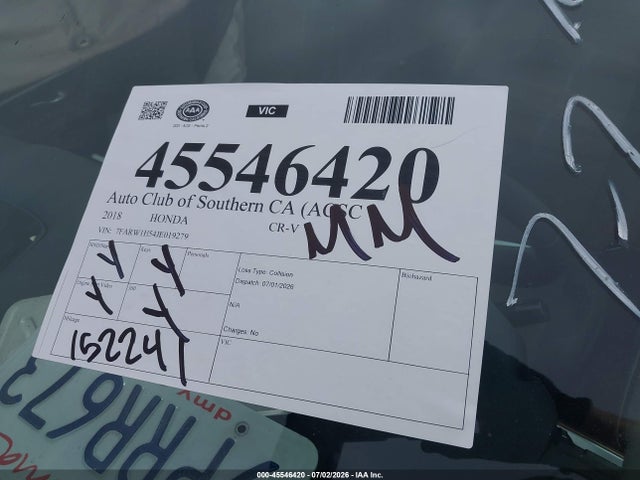 Honda CR-V EX 2018 7FARW1H54JE019279 Image 12