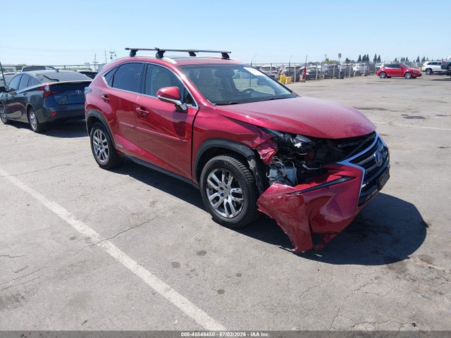 Продажа на аукционе авто 2016 Lexus Nx 300h, vin: JTJBJRBZXG2039843, номер лота: 45546450