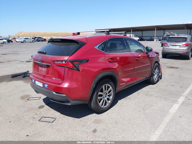 Продажа на аукционе авто 2016 Lexus Nx 300h, vin: JTJBJRBZXG2039843, номер лота: 45546450