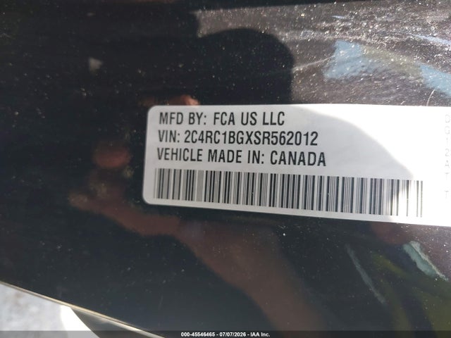 Продаж на аукціоні авто 2025 Chrysler Pacifica Select, vin: 2C4RC1BGXSR562012, номер лоту: 45546465