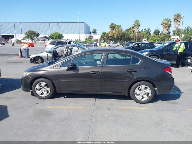 45546470 :رقم المزاد ، 19XFB2F5XDE224084 vin ، 2013 Honda Civic Lx مزاد بيع