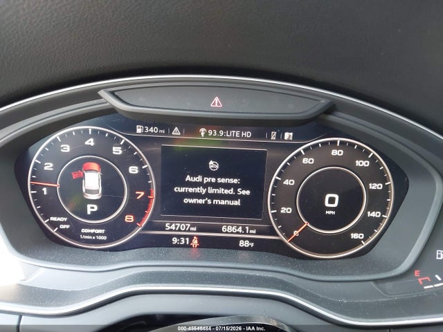 Aukcja sprzedaży 2018 Audi Q5 2.0t Premium/2.0t Tech Premium, vin: WA1CNAFY8J2160337, numer aukcji: 45546484