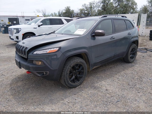 2015 Jeep Cherokee Trailhawk მანქანა იყიდება აუქციონზე, vin: 1C4PJMBS6FW752017, აუქციონის ნომერი: 45546589