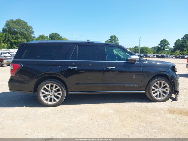 45546619 :رقم المزاد ، 1FMJK1LT1KEA14713 vin ، 2019 Ford Expedition Max Platinum مزاد بيع
