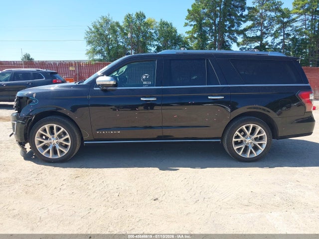 45546619 :رقم المزاد ، 1FMJK1LT1KEA14713 vin ، 2019 Ford Expedition Max Platinum مزاد بيع