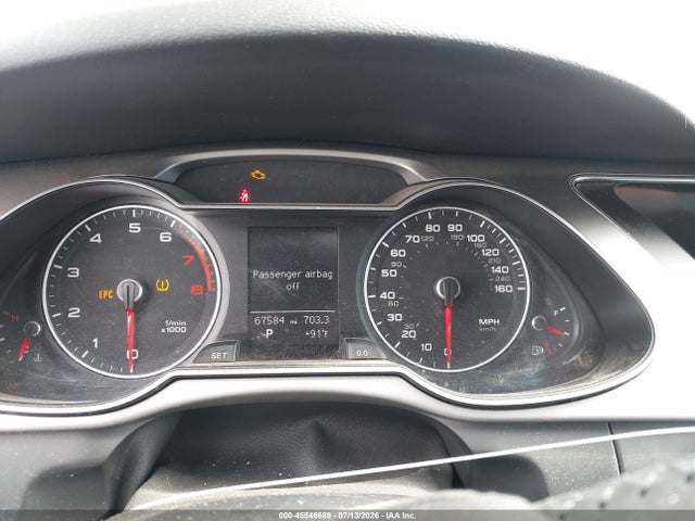 45546689 :رقم المزاد ، WAUAFAFL0DN031121 vin ، 2013 Audi A4 2.0t Premium مزاد بيع