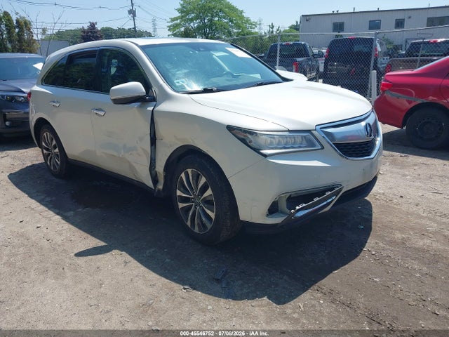 Auction sale of the 2016 Acura Mdx Technology   Acurawatch Plus Packages/technology Package, vin: 5FRYD4H45GB046813, lot number: 45546752