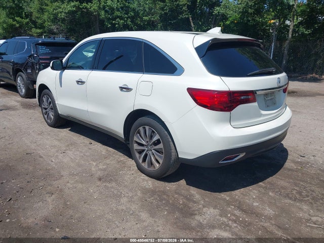 2016 Acura Mdx Technology   Acurawatch Plus Packages/technology Package მანქანა იყიდება აუქციონზე, vin: 5FRYD4H45GB046813, აუქციონის ნომერი: 45546752