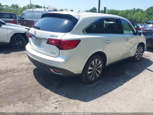 2016 Acura Mdx Technology   Acurawatch Plus Packages/technology Package მანქანა იყიდება აუქციონზე, vin: 5FRYD4H45GB046813, აუქციონის ნომერი: 45546752