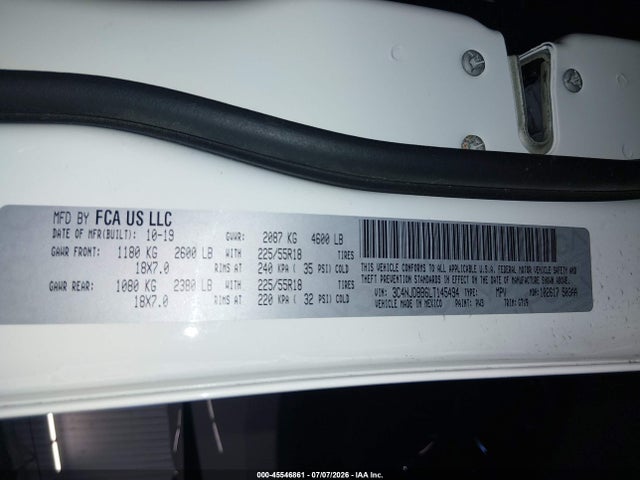 Jeep Compass Altitude 4x4 2020 3C4NJDBB6LT145494 Image 9