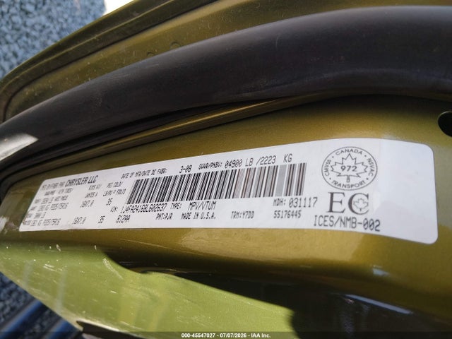 2008 Jeep Wrangler X მანქანა იყიდება აუქციონზე, vin: 1J4FA24168L602637, აუქციონის ნომერი: 45547027