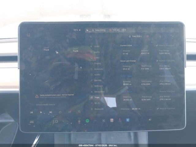 45547044 :رقم المزاد ، 7SAYGDEEXPF883291 vin ، 2023 Tesla Model Y Awd/long Range Dual Motor All-wheel Drive مزاد بيع
