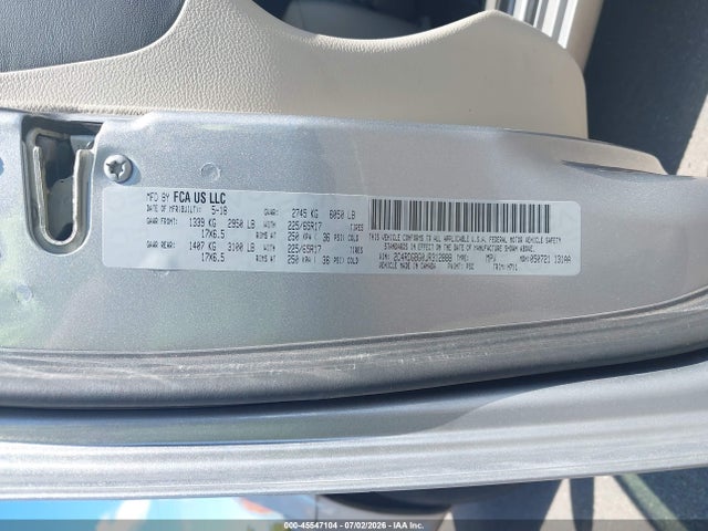Dodge Grand Caravan Se 2018 2C4RDGBG0JR312888 Image 9