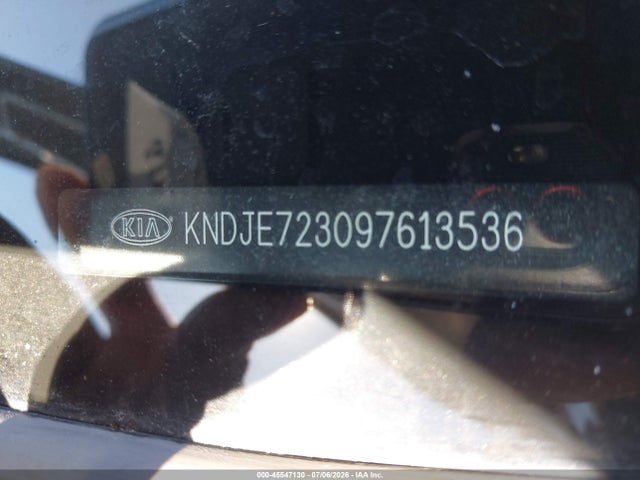 45547130 :رقم المزاد ، KNDJE723097613536 vin ، 2009 Kia Sportage Ex V6 مزاد بيع