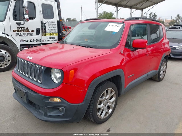 Продажа на аукционе авто 2015 Jeep Renegade Latitude, vin: ZACCJABT0FPB52764, номер лота: 45547148
