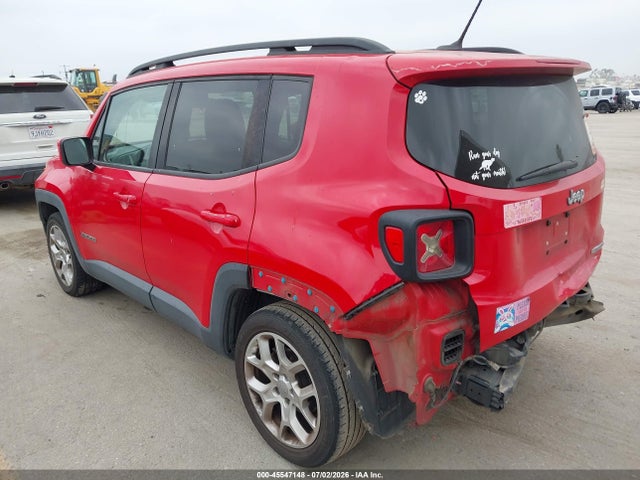 Продажа на аукционе авто 2015 Jeep Renegade Latitude, vin: ZACCJABT0FPB52764, номер лота: 45547148