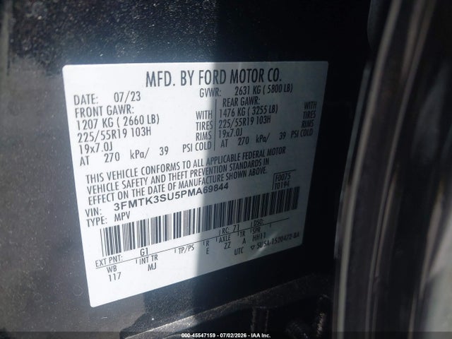 Ford Mustang Mach-e Premium 2023 3FMTK3SU5PMA69844 Image 9
