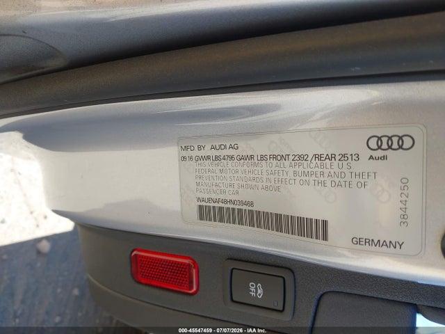 Audi A4 Premium Plus 2017 WAUENAF48HN039468 Image 9