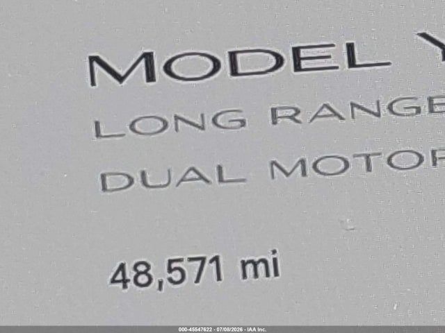 45547622 :رقم المزاد ، 7SAYGAEE3NF338786 vin ، 2022 Tesla Model Y Long Range Dual Motor All-wheel Drive مزاد بيع