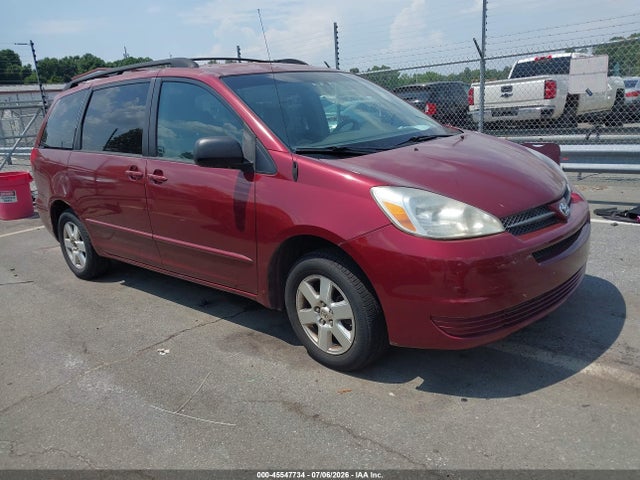45547734 :رقم المزاد ، 5TDZA23C24S103445 vin ، 2004 Toyota Sienna Le مزاد بيع