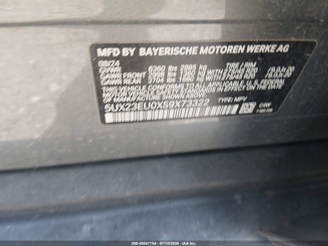 5UX23EU0XS9X73322 BMW X5 Xdrive40i