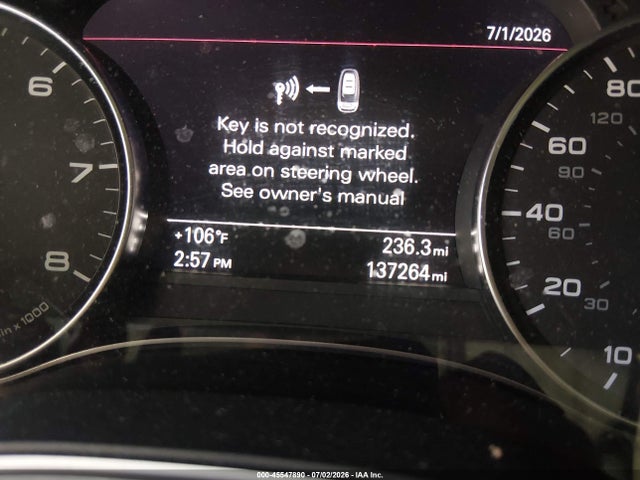 45547890 :رقم المزاد ، WAU3GAFC9CN092598 vin ، 2012 Audi A7 3.0 Prestige مزاد بيع