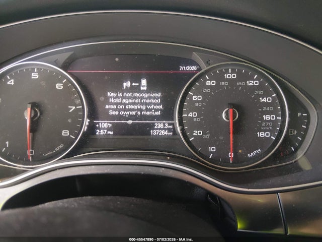 45547890 :رقم المزاد ، WAU3GAFC9CN092598 vin ، 2012 Audi A7 3.0 Prestige مزاد بيع