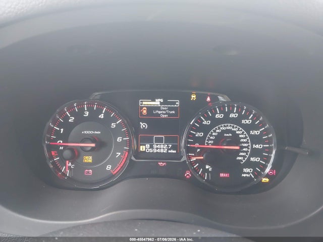 45547962 :رقم المزاد ، JF1VA1C63J9825347 vin ، 2018 Subaru Wrx Premium مزاد بيع