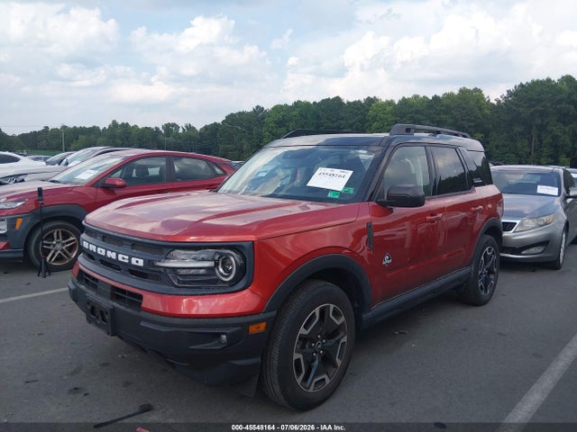 Aukcja sprzedaży 2022 Ford Bronco Sport Outer Banks, vin: 3FMCR9C64NRD00313, numer aukcji: 45548164