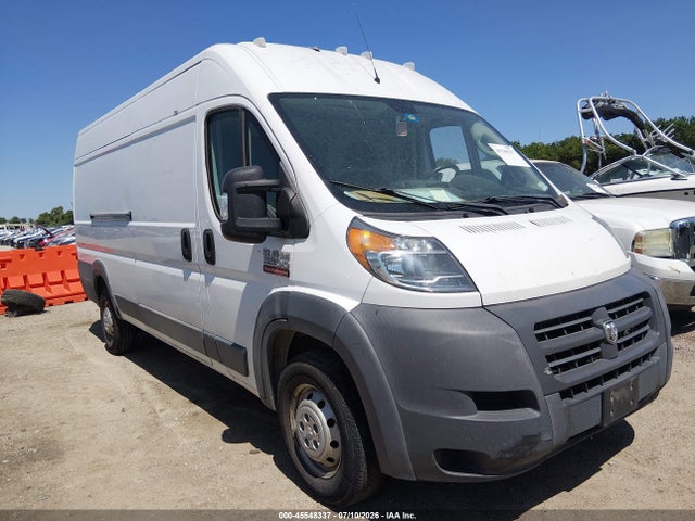 Продажа на аукционе авто 2017 Ram Promaster 3500 Cargo Van High Roof 159 Wb Ext, vin: 3C6URVJGXHE543513, номер лота: 45548337