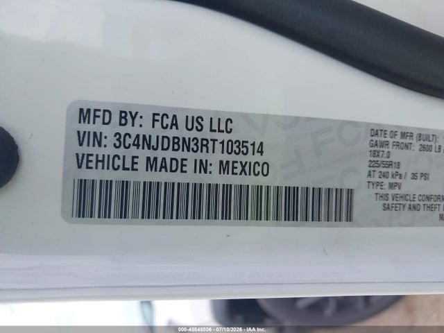 Jeep Compass Latitude 4x4 2024 3C4NJDBN3RT103514 Image 9