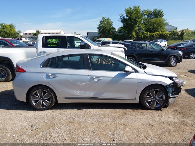 2017 Hyundai Ioniq Hybrid Limited მანქანა იყიდება აუქციონზე, vin: KMHC85LC7HU049110, აუქციონის ნომერი: 45548555