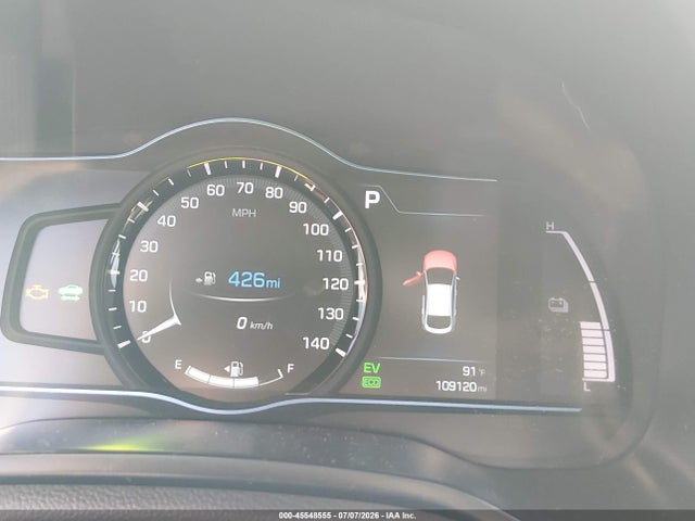 2017 Hyundai Ioniq Hybrid Limited მანქანა იყიდება აუქციონზე, vin: KMHC85LC7HU049110, აუქციონის ნომერი: 45548555